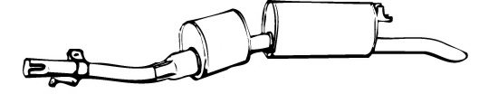 WALKER 14218 End Silencer